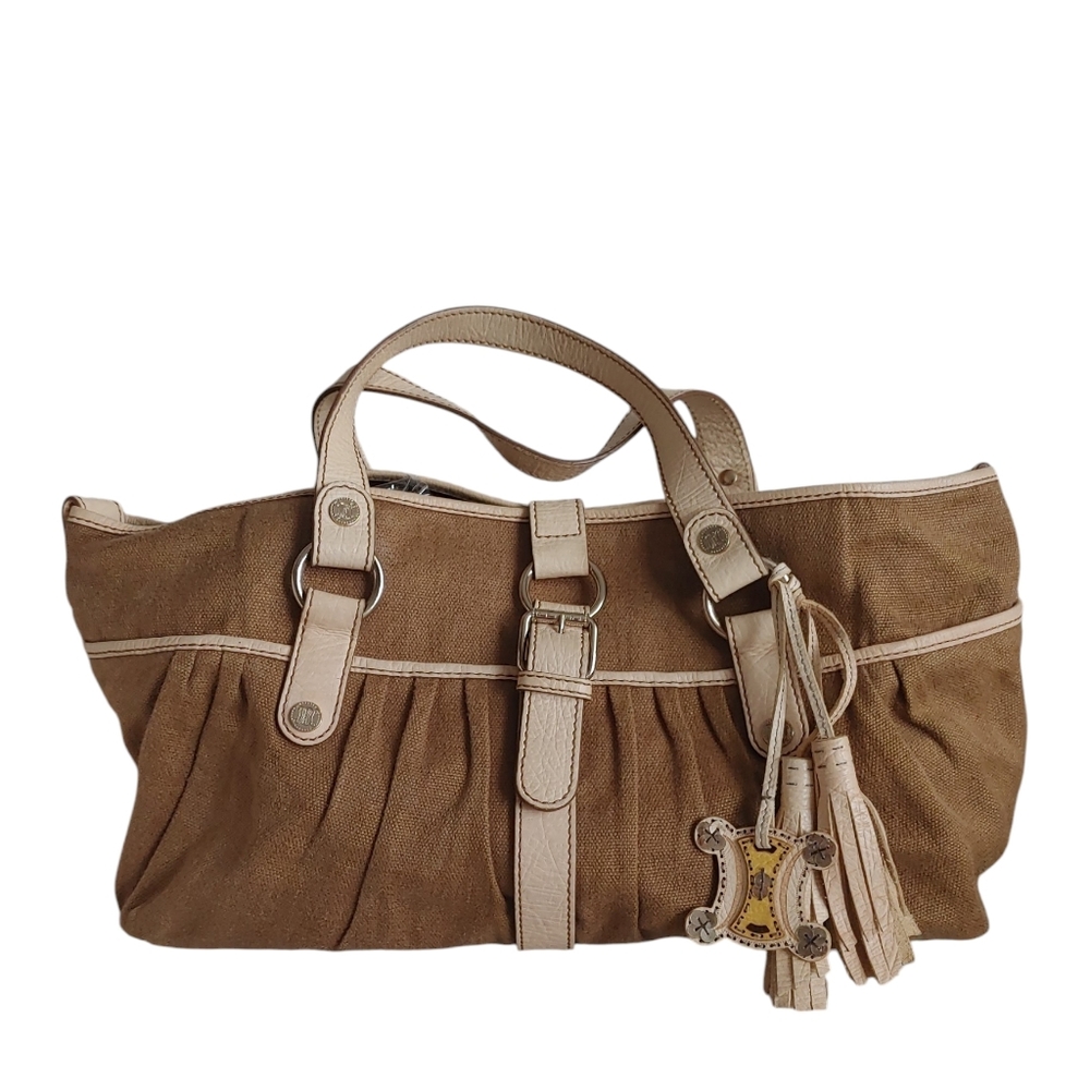 Celine Paris Canvas & Leather Boogie Tassel Bag - Picture 3 of 16